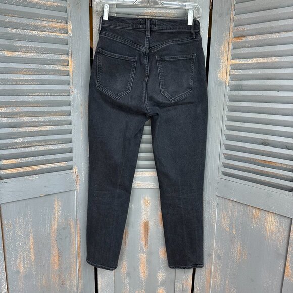 AGOLDE Riley High Rise Straight Crop (Stretch) Jeans Panoramic Sz 24 - Picture 13 of 16